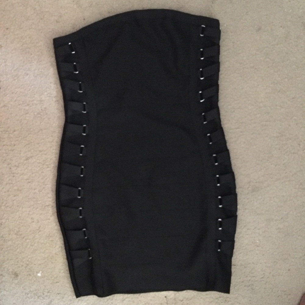 Black tube dress